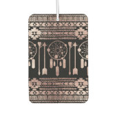 ドリームキャッチャーバラ金ゴールドトリアアステカブオンブラック カーエアーフレッシュナー (正面)