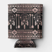 ドリームキャッチャーバラ金ゴールドトリアアステカブオンブラック 缶クーラー (正面)