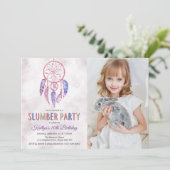 ドリームキャッチャーパーティーAny Ageフォト誕生日 招待状 (スタンド正面)