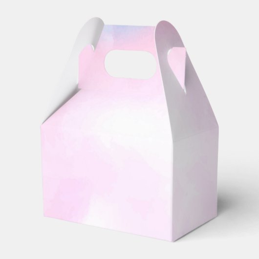 ドリームキャッチャーピンクパープルティール（緑がかった色）子供の誕生日パーティー フェイバーボックス (裏面サイド)