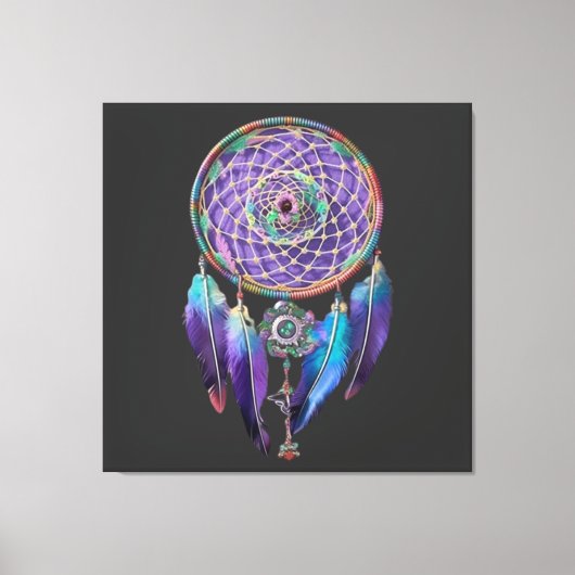 ドリームキャッチャープリントデザイン キャンバスプリント (正面)