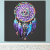 ドリームキャッチャープリントデザイン キャンバスプリント (インサイチュ (ウッドフロア))