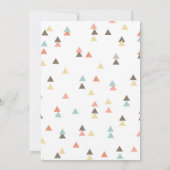 ドリームキャッチャーベビーシャワー招待状 招待状 (裏面)