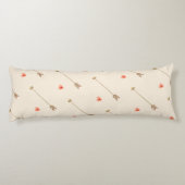 ドリームキャッチャーボホシック抱き枕 モノグラムの ボディピロー (裏面)