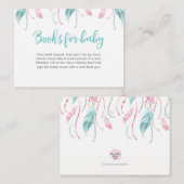 ドリームキャッチャー予約リクエスト赤ちゃんシャワー挿入カード エンクロージャーカード (正面/裏面)