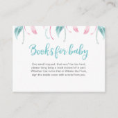 ドリームキャッチャー予約リクエスト赤ちゃんシャワー挿入カード エンクロージャーカード (正面)