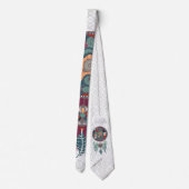 ドリームキャッチャー先住民アメリカンテーマ ネクタイ (裏面)