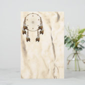 ドリームキャッチャー先住民アメリカン文房具 便箋 (スタンド正面)