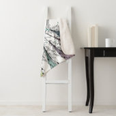 ドリームキャッチャー名前をカスタムするフリースブランケット シェルパブランケット (インサイチュ)