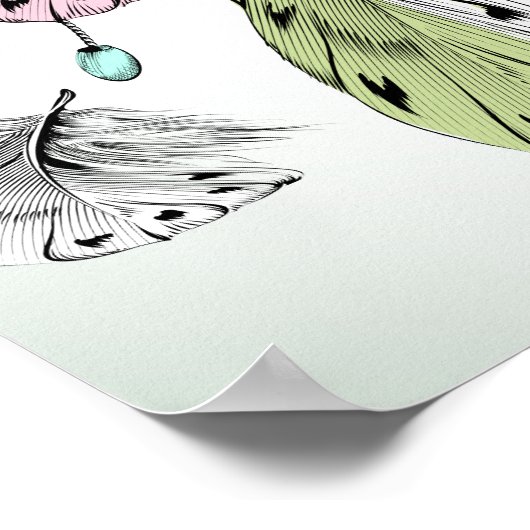 ドリームキャッチャー名前をカスタムするポスター ポスター (角)