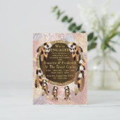 ドリームキャッチャー婚約 インビテーションポストカード (スタンド正面)