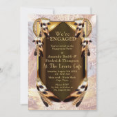 ドリームキャッチャー婚約 招待状 (正面)