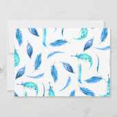 ドリームキャッチャー少年ファースト誕生日招待状 招待状 (裏面)