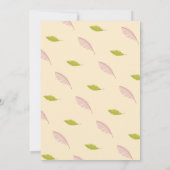 ドリームキャッチャー工芸品誕生日ビーディングビーズ 招待状 (裏面)