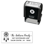 ドリームキャッチャー書道アドレス手書き セルフインキングスタンプ (インサイチュ)