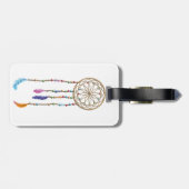 ドリームキャッチャー模様 ラゲッジタグ (裏面横)