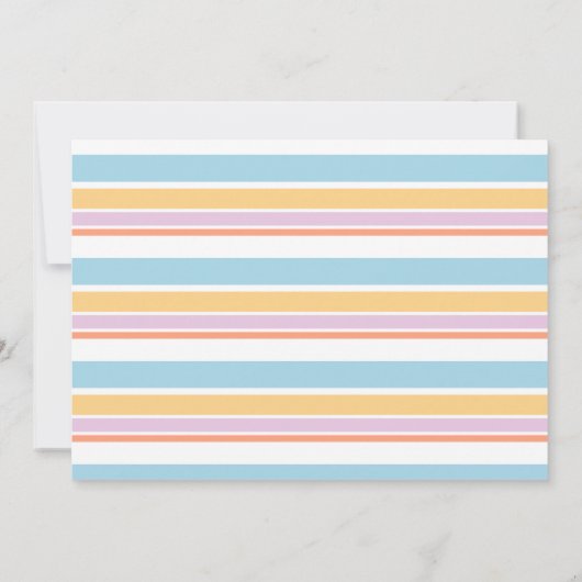 ドリームキャッチャー生まれたばかりの新生児誕生のお知らせ 案内状 (裏面)