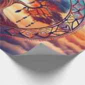 ドリームキャッチャー生命の木、スピリチュアル爆発 ラッピングペーパー (角)