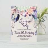 ドリームキャッチャー眠りパーティの招待状 招待状 (スタンド正面)