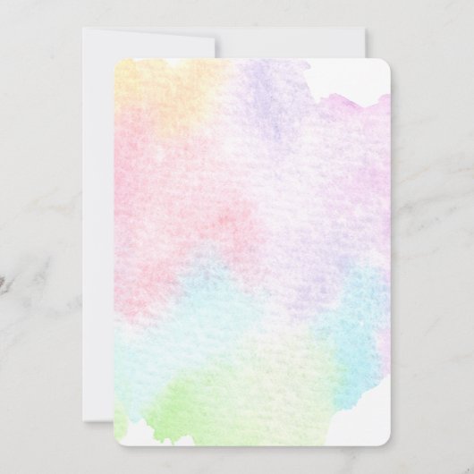 ドリームキャッチャー眠りパーティー誕生日 招待状 (裏面)