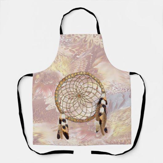 ドリームキャッチャー花嫁ギフトオールオーバープリントタンク エプロン (正面)