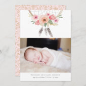 ドリームキャッチャー誕生のお知らせ 案内状 (正面/裏面)