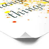 ドリームキャッチャー（ばちゃばちゃ）跳ねるセレニティ祈りの言葉ポスター ポスター (コーナー)