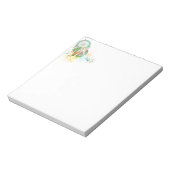 ドリームキャッチャー（ばちゃばちゃ）跳ねる ノートパッド (回転)