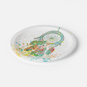 ドリームキャッチャー（ばちゃばちゃ）跳ねる ペーパープレート (アングル)