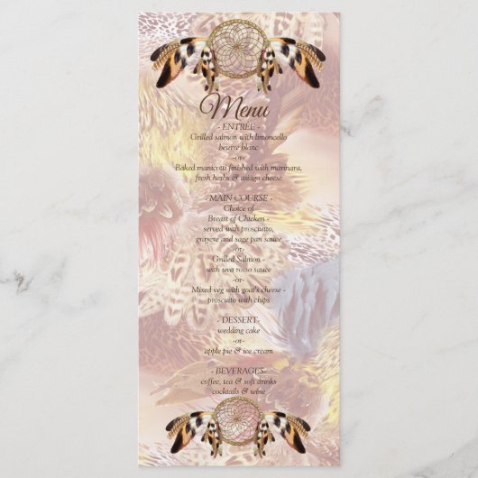 ドリームキャッチャー ウェディング メニュー (正面)