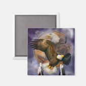 ドリームキャッチャー – スピリットイーグルズアートマグネット マグネット (正面/裏面)