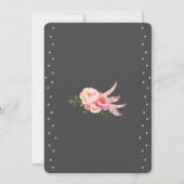 ドリームキャッチャー スリープパーティー バースデー お泊まり会 招待状 (裏面)