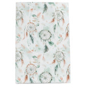 ドリームキャッチャー&フェザーズパステル ミディアムペーパーバッグ (正面)