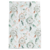 ドリームキャッチャー&フェザーズパステル ミディアムペーパーバッグ (裏面)