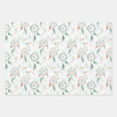 ドリームキャッチャー&フェザーズパステル ラッピングペーパーシート (正面2)