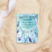 ドリームキャッチャー ベビーシャワー 招待状 トライバル ボーホー