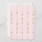 ドリームキャッチャー、ボホ誕生日招待状 招待状 (裏面)