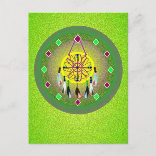 ドリームキャッチャー ポストカード (正面)