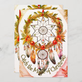 ドリームキャッチャー マジカル クリスマス ゴールデン リース (正面/裏面)