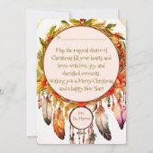 ドリームキャッチャー マジカル クリスマス ゴールデン リース (裏面)