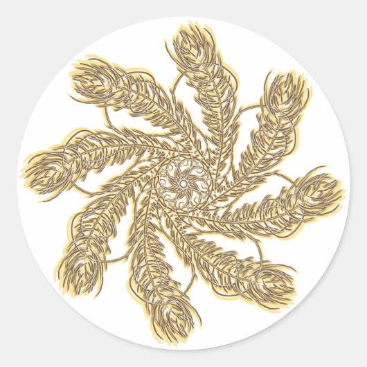 ドリームキャッチャー ラウンドシール (正面)