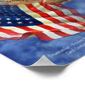 ドリームキャッチャー – Freedom Eagle Artポスター/プリント ポスター (角)