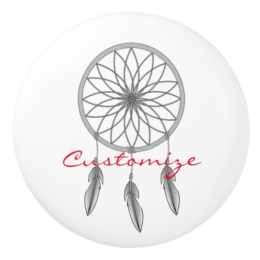 ドリームキャッチャーThunder_Cove セラミックノブ (正面)