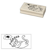 ドリームキャットアートスタンプ ラバースタンプ (押印)