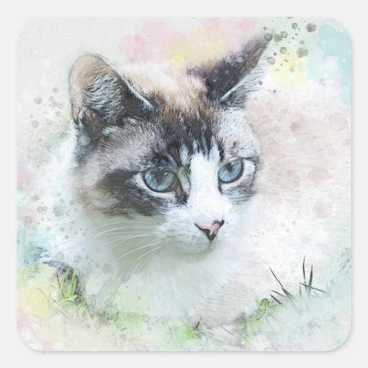 ドリームキャットシール スクエアシール (正面)