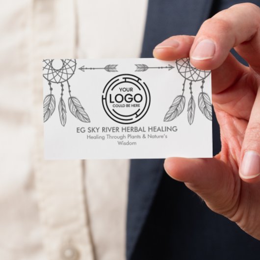 ドリームキャッミニマルチャー、羽、矢のウェルネス 名刺