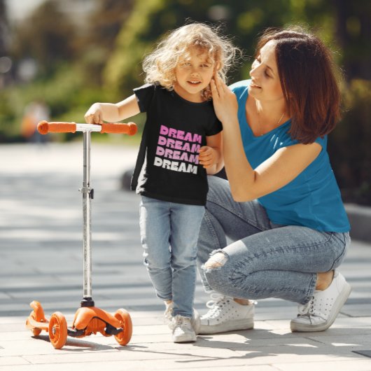 ドリームグラデーションピンクガールTシャツ トドラーTシャツ