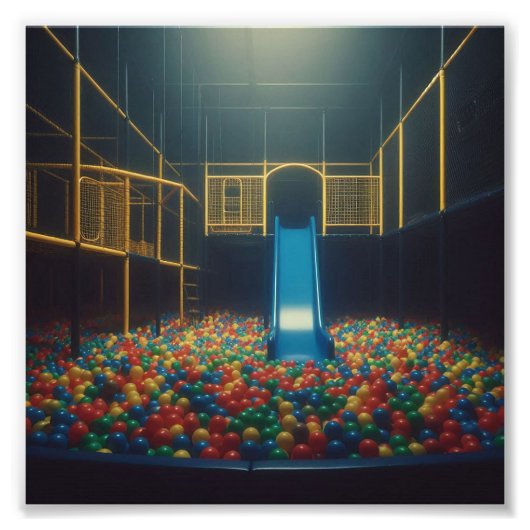 ドリームコアな懐かしの遊び場 ウォールアート (正面)