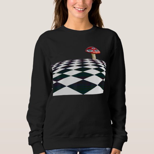 ドリームコアウェイルドコア服の美的キノコChe スウェットシャツ (正面)