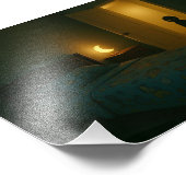 ドリームコアベッドルームウィズエンティティ – リミナル宇宙 フォトプリント            (角)